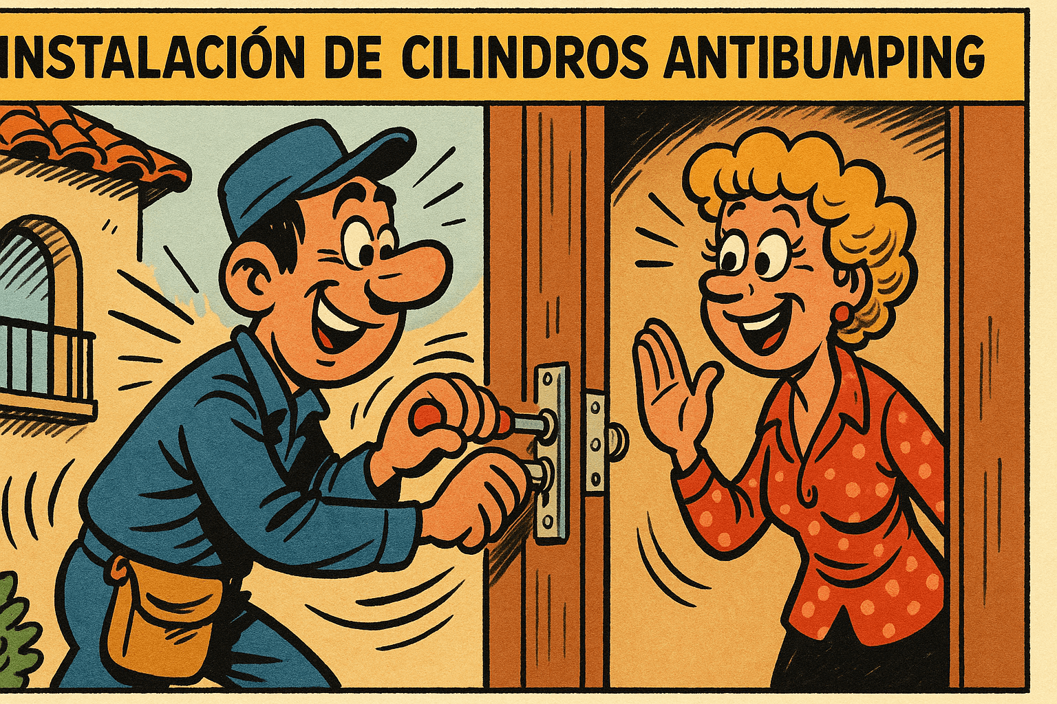 Instalación de cilindros antibumping - Cerrajero Moreno en Cádiz